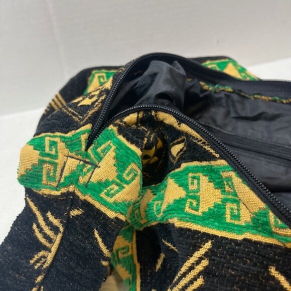 Original Daquilema Geometric Sling Travel Hobo Tote Shoulder Bag Ecuador - Picture 12 of 15